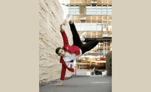 A talented young Springfield performer has launched a weekly breakdancing class in Springfield Central on Saturday mornings.