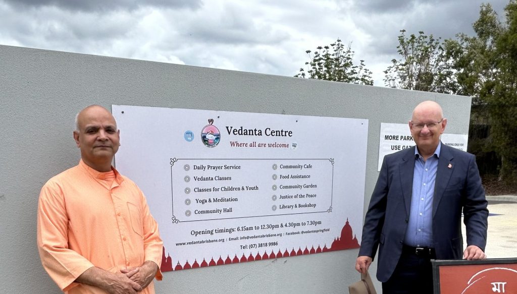 The Federal Government has announced funding for improved security measures at the Vedanta Centre in Springfield Lakes.