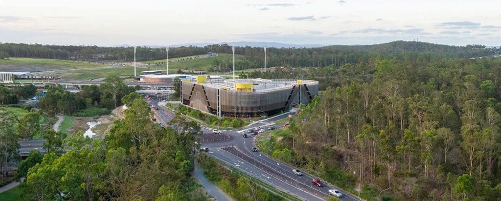 The newly widened Centenary Motorway Exit 32 off-ramp, connecting to the Springfield Greenbank Arterial, opened to the public yesterday.