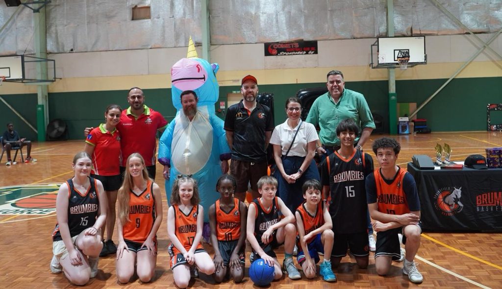 The Springfield Brumbies Basketball Club held their annual Family Day on Sunday, December 3, honouring members and unveiling new jerseys.