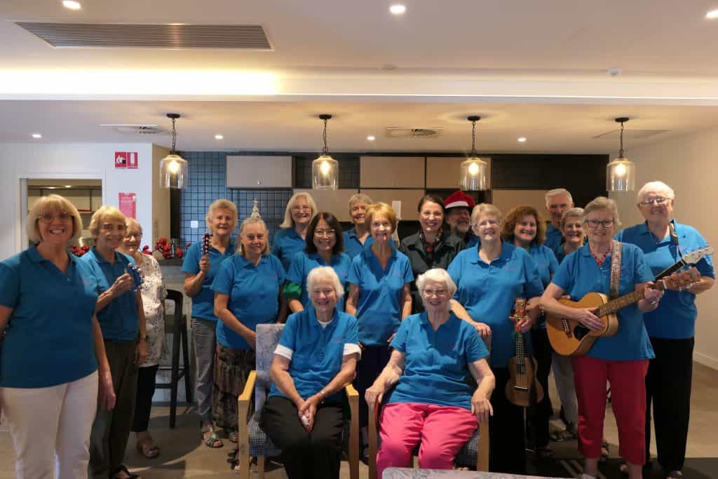 Local musical group Jacaranda Jam ended the year in style performing for dignitaries, volunteers, and others at a Christmas party event.