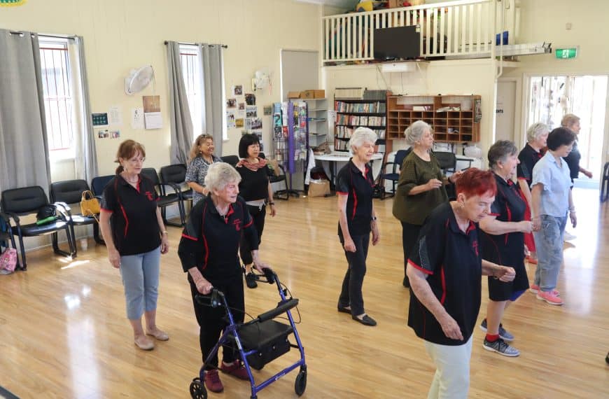 Line dancing for longevity in Goodna